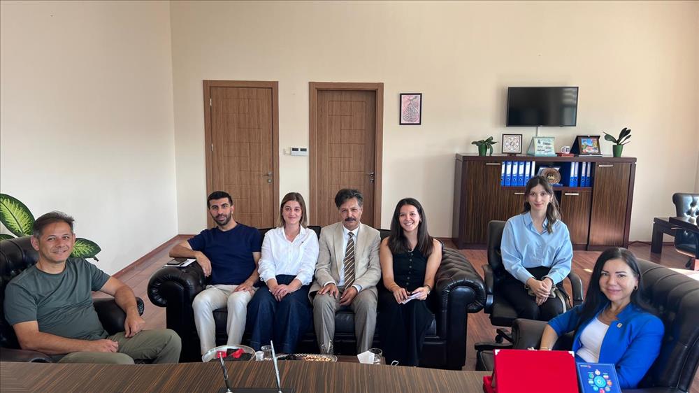 Rektör Yardımcımız Prof. Dr. Taner Tatar ile Kurumsal İletişim ve Tanıtım Koordinatörlüğü olarak bir toplantı gerçekleştirildi