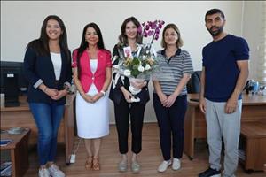 Kurumsal İletişim ve Tanıtım Koordinatörlüğü Personelimiz Dr. Gülşah Şeker’i Tebrik Ederiz